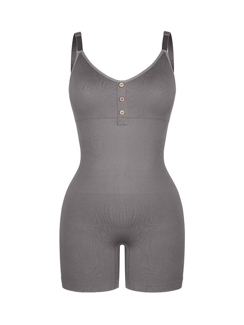 Well-in Vogue Seamless Bust Support Waist and Abdomen Shaping Butt Lifting Jumpsuit
